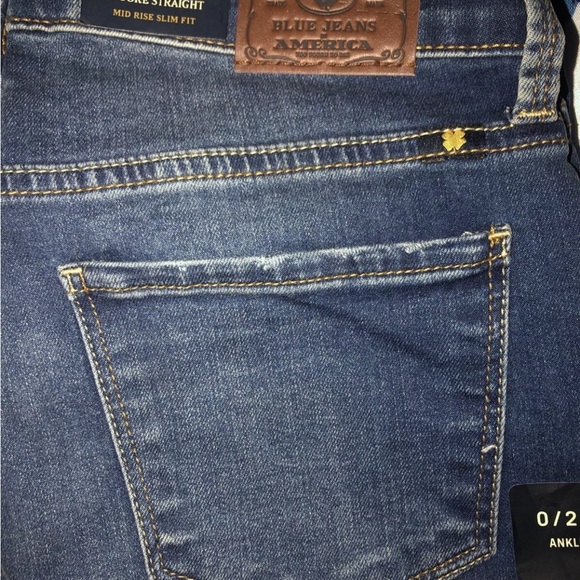 NWT Lucky Brand Brooke Straight Mid Rise Slim Fit Jeans Womens Size 0  25 R - Picture 12 of 13